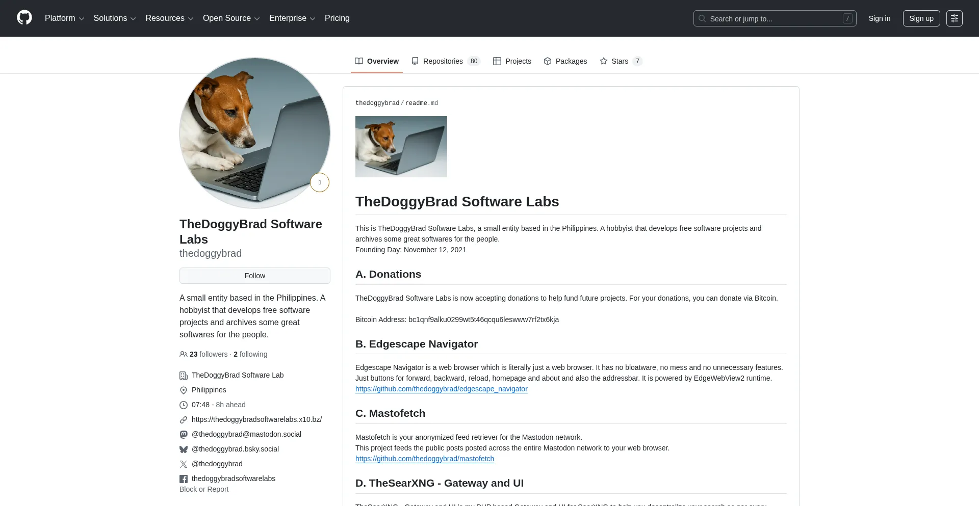 Thedoggybrad.github.io