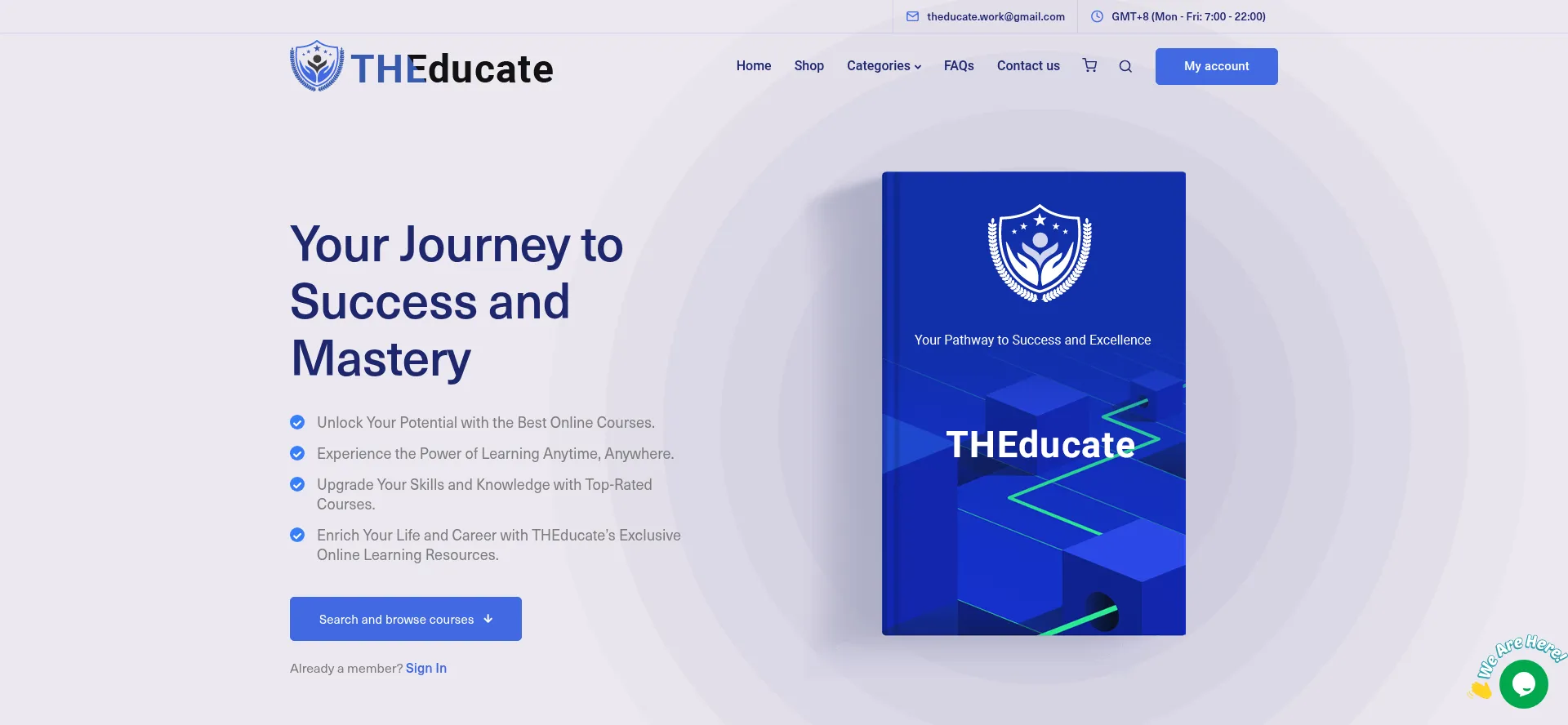 Website screenshot of Theducate.pro