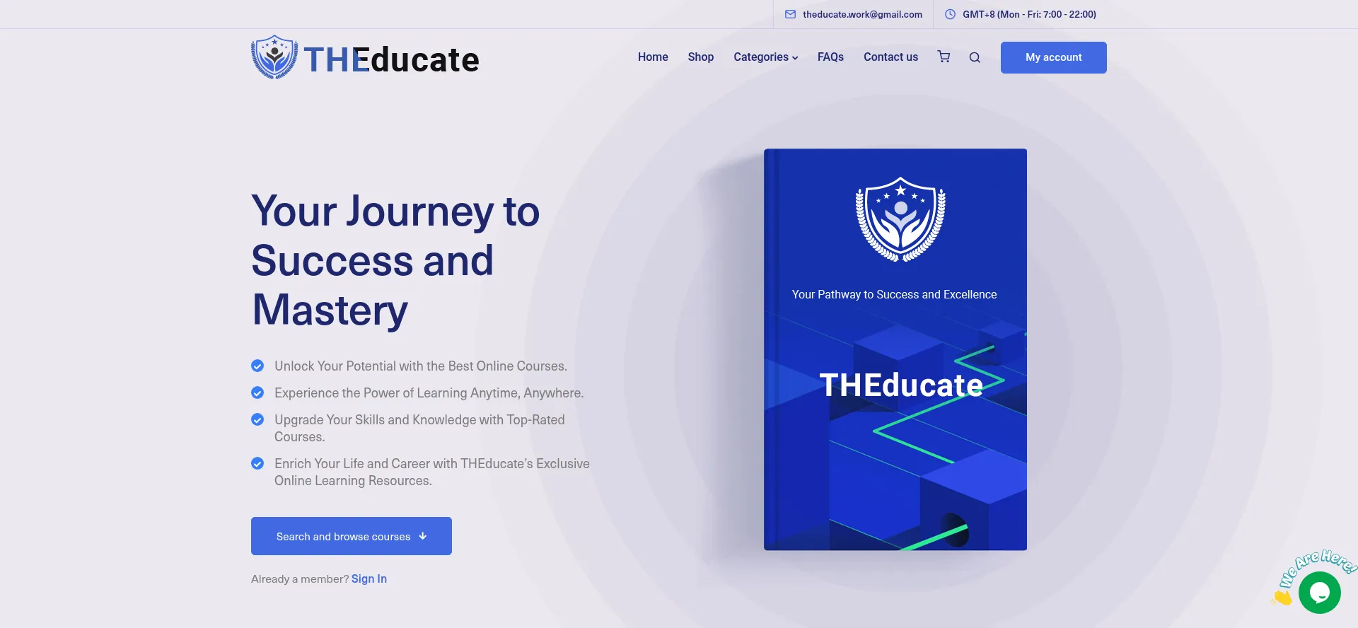 Website screenshot of Theducate.vip