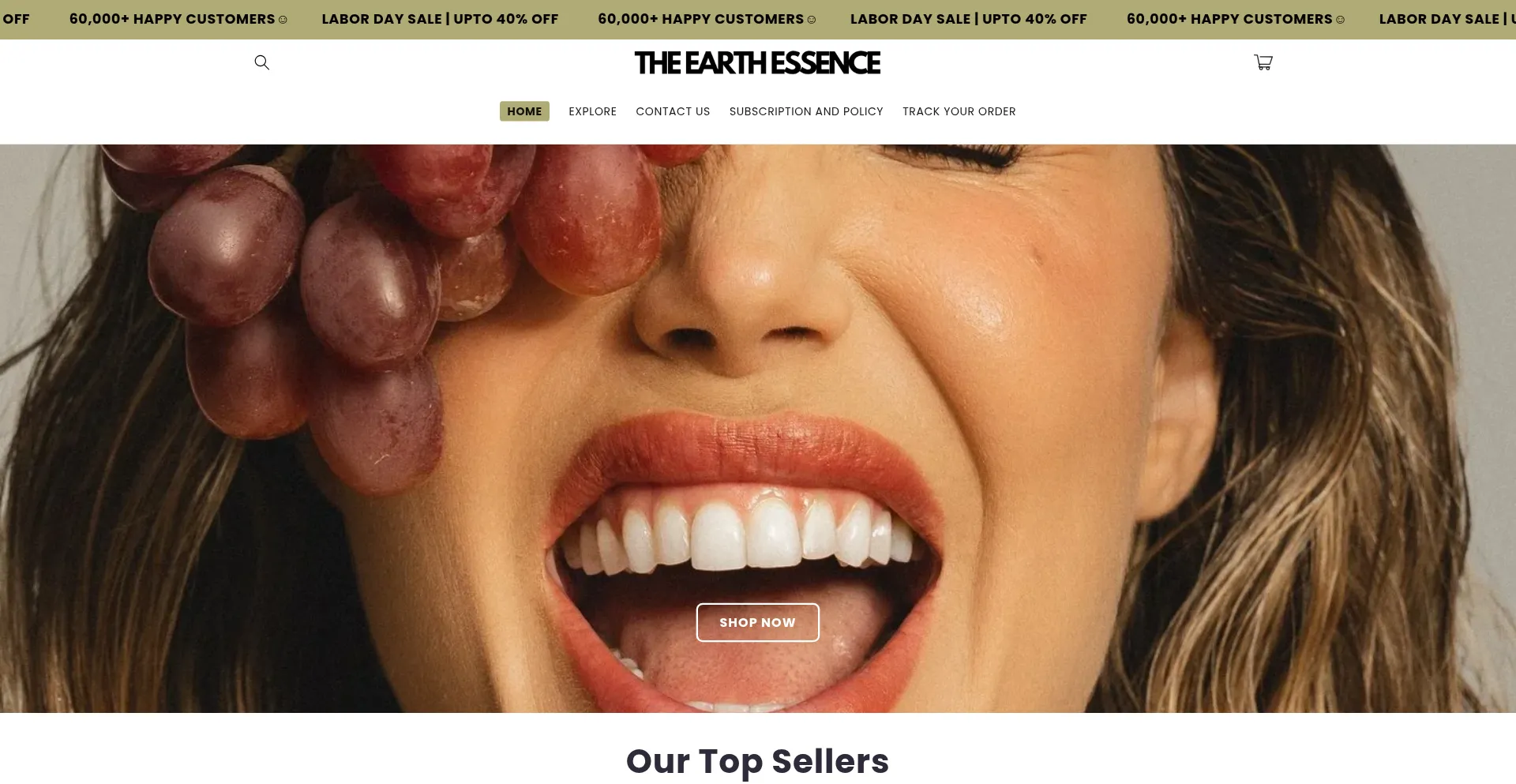 Theearthessence.com Screenshot