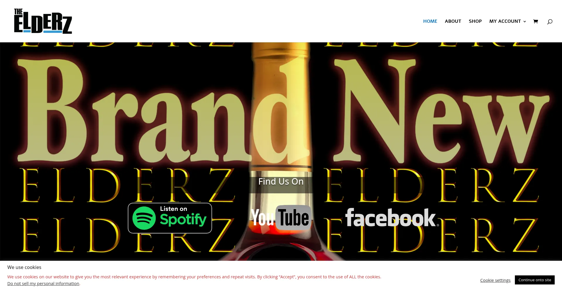 Website screenshot of Theelderz.com