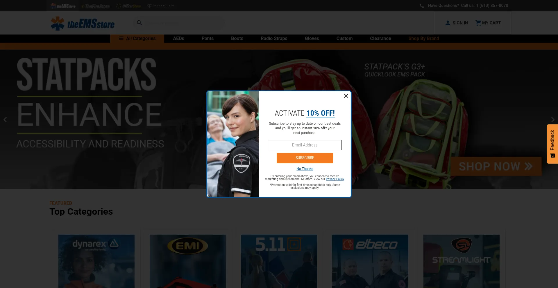Theemsstore.com Screenshot