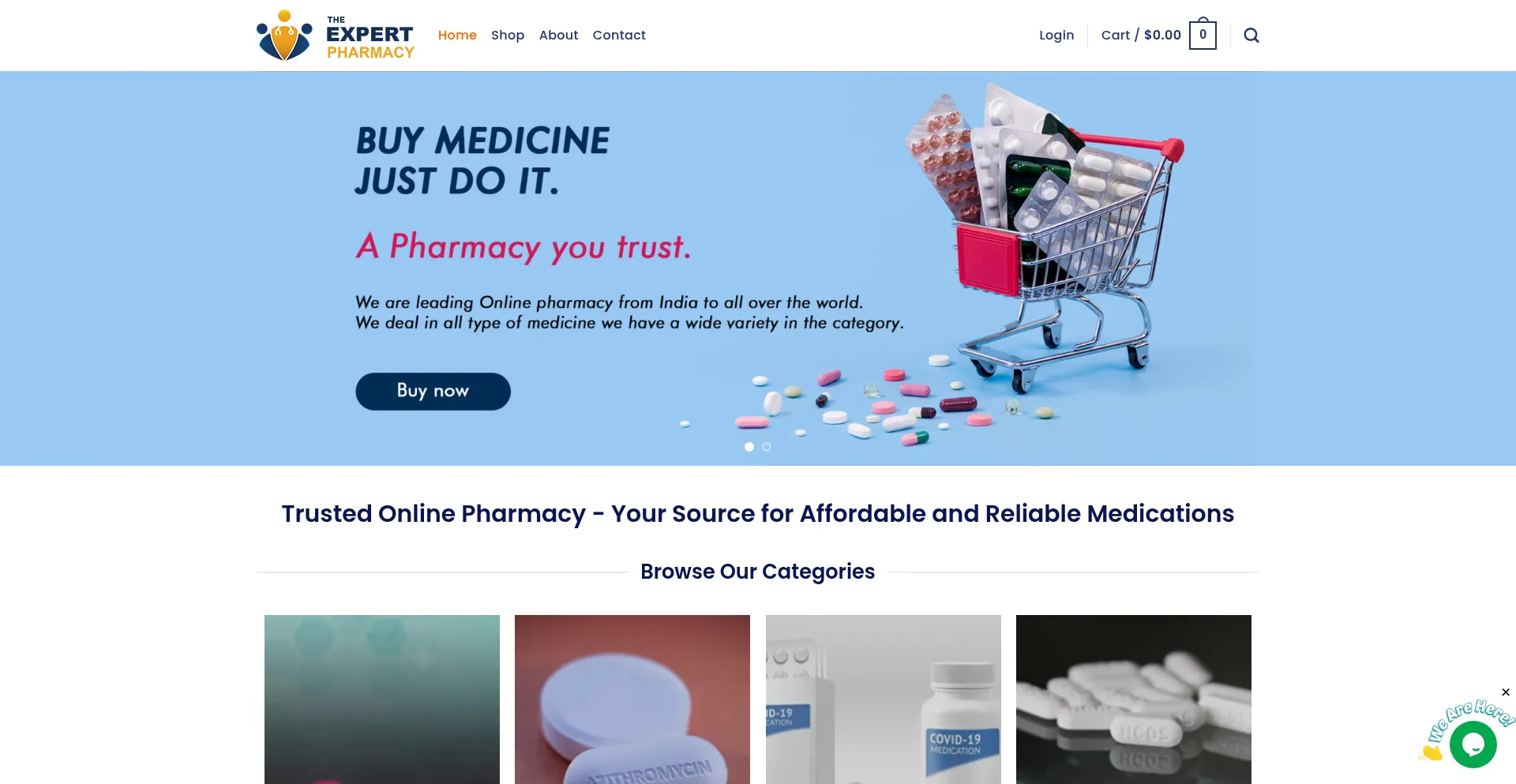 Theexpertpharmacy.com Screenshot