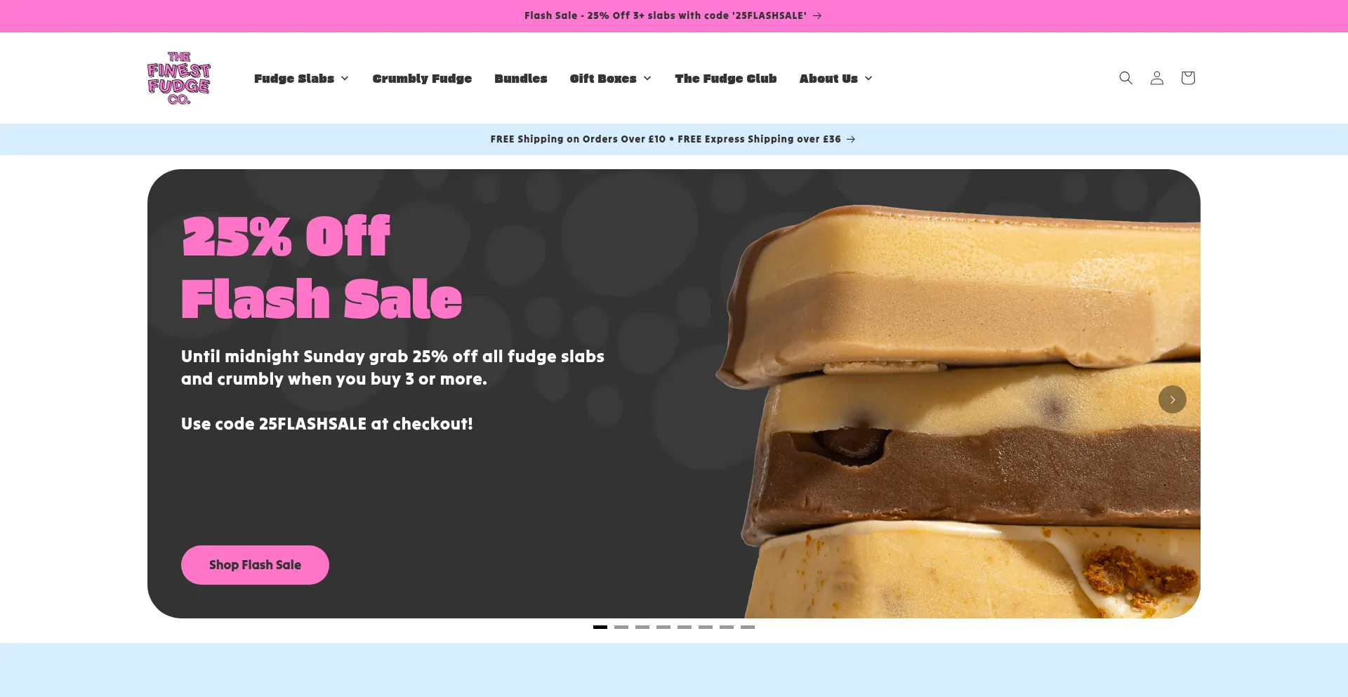 Thefinestfudgeco.co.uk Screenshot