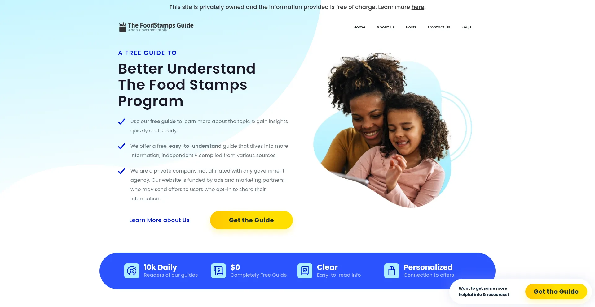 Thefoodstampsguide.com Screenshot
