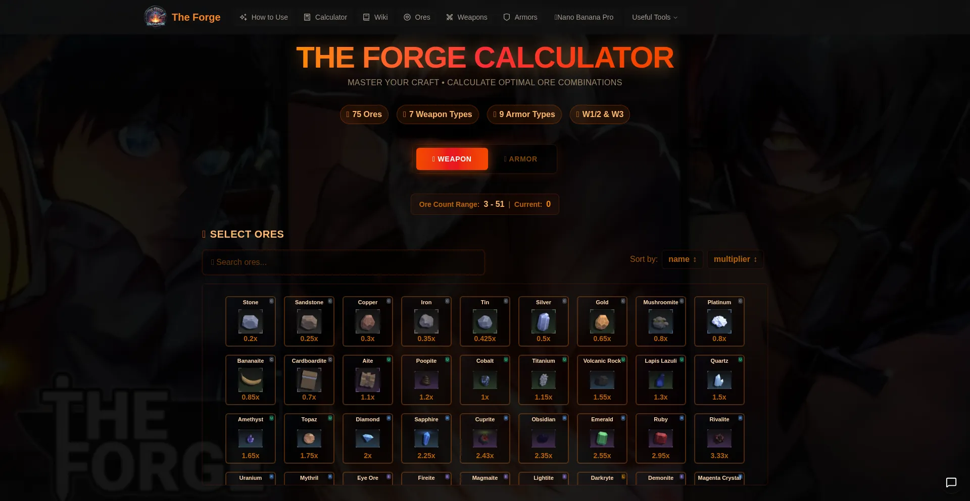 Theforgecalculator.info