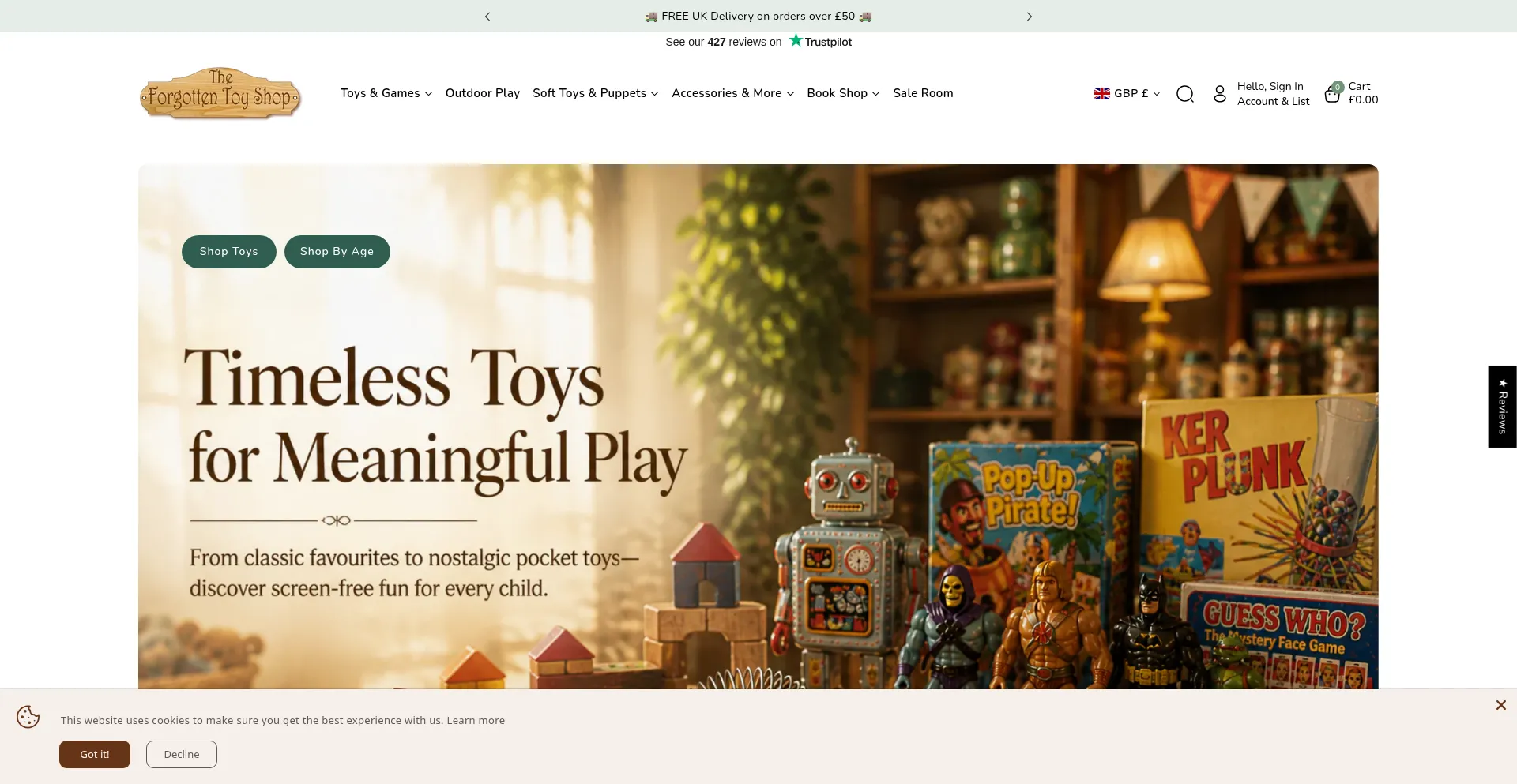 Theforgottentoyshop.co.uk
