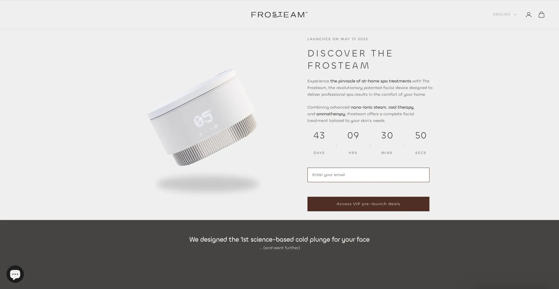 Thefrosteam.com Screenshot