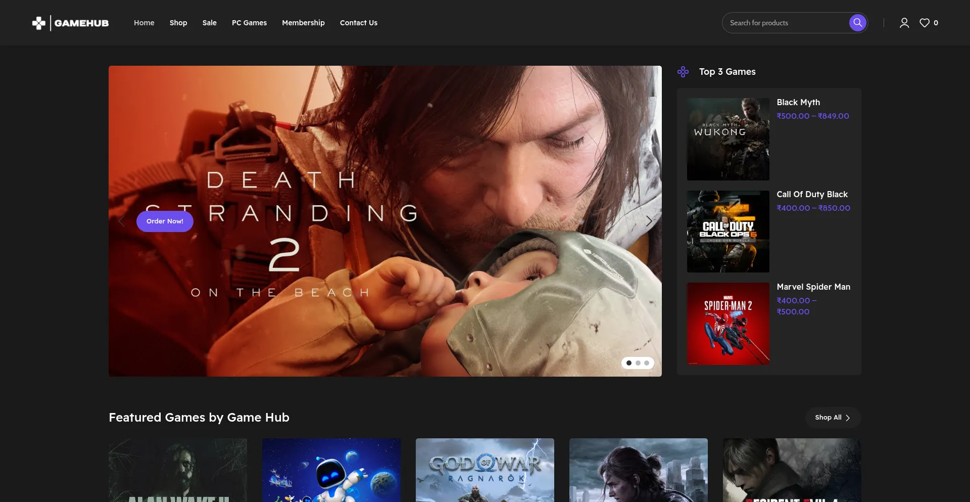 Thegamehub.in Screenshot