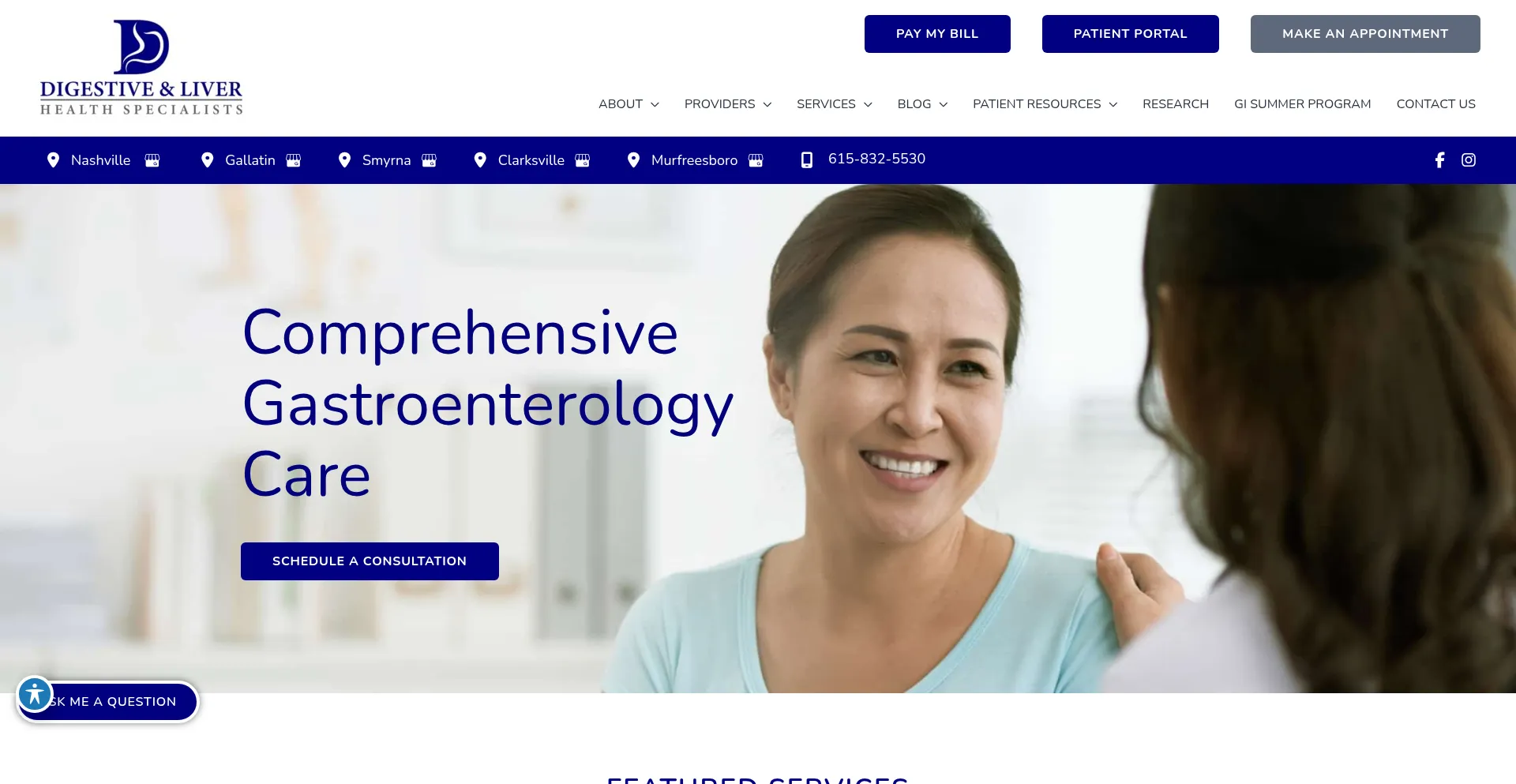 Website screenshot of Thegidocs.com
