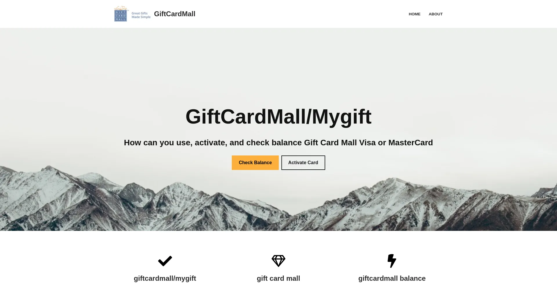 Website screenshot of Thegiftcardmall.com