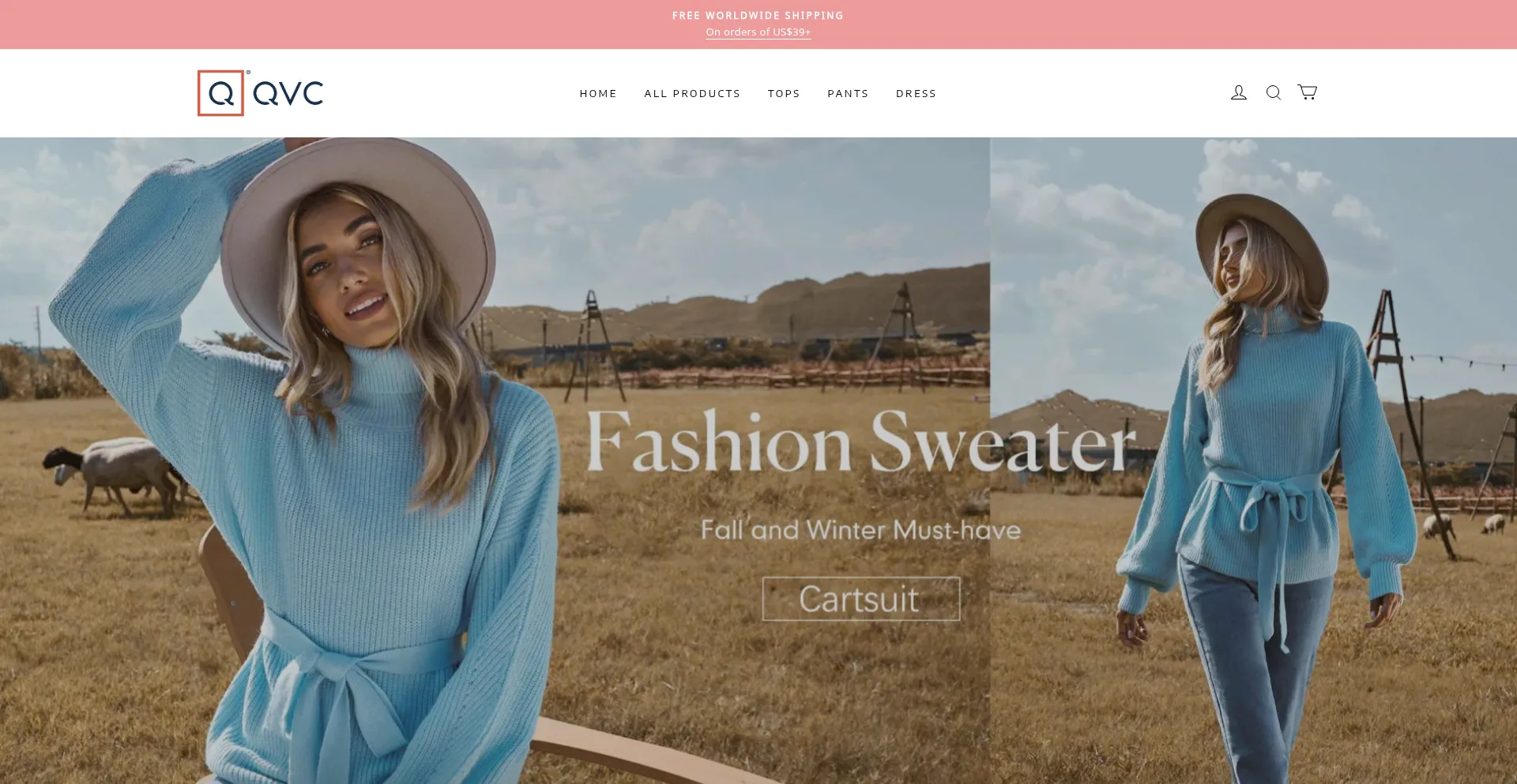 Website screenshot of Thegiftsonline.com