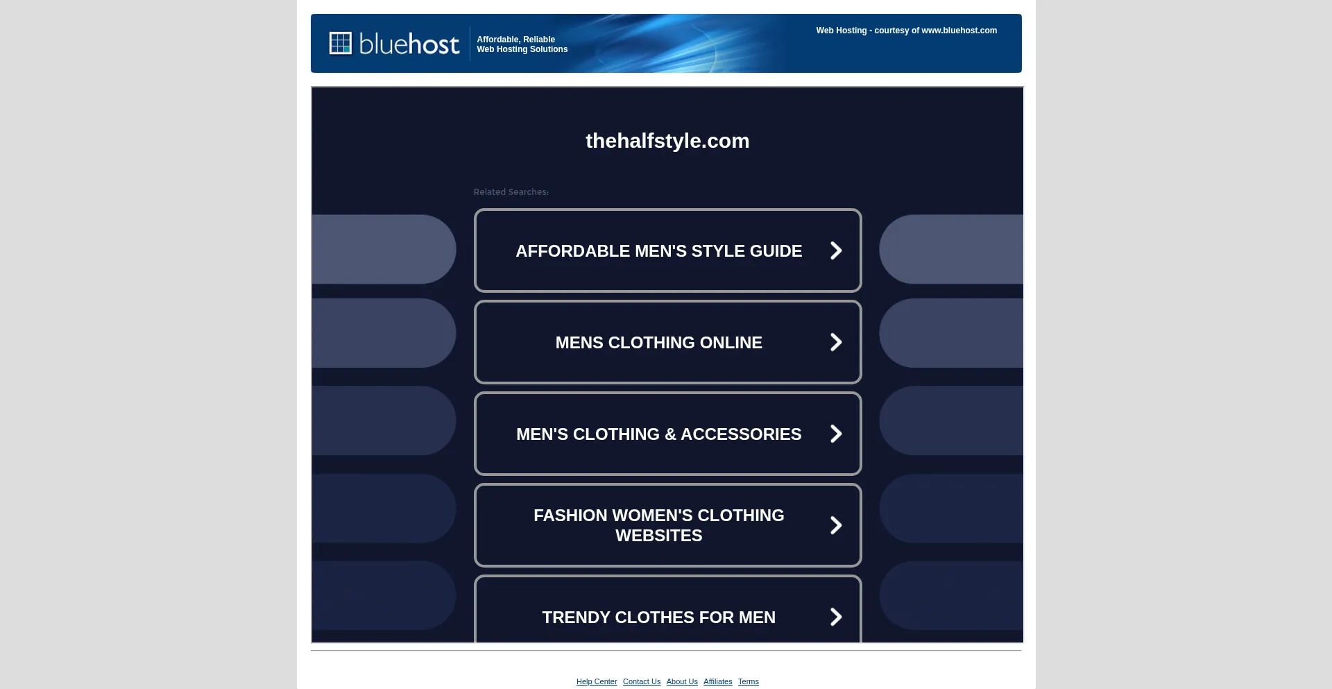 Thehalfstyle.com Screenshot