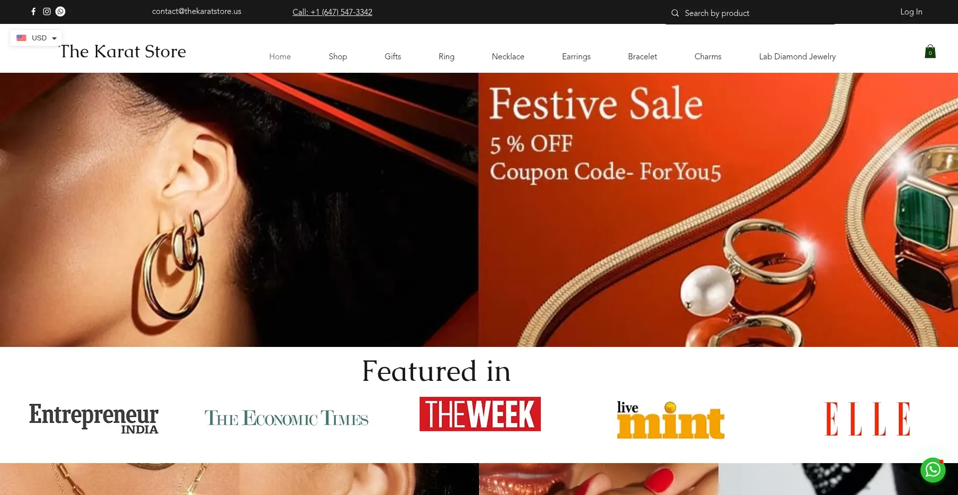 Thekaratstore.com Screenshot