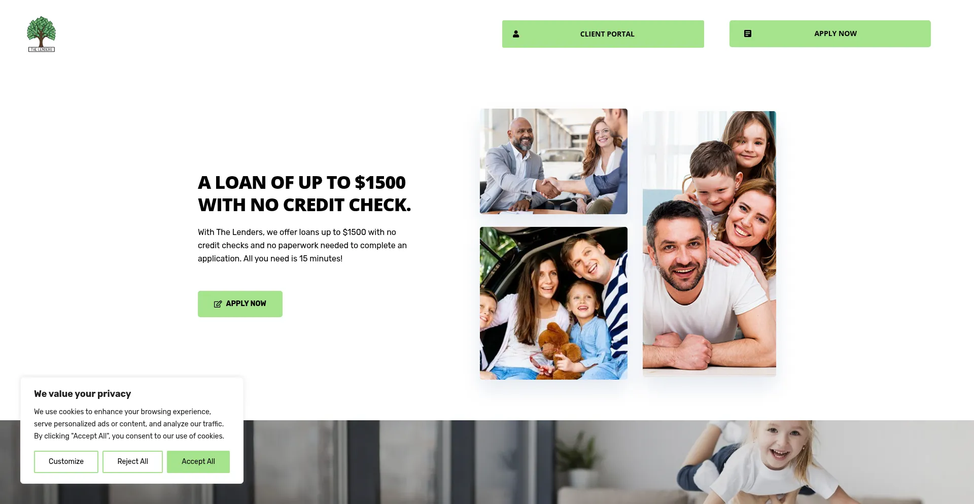 Thelenders.ca Screenshot