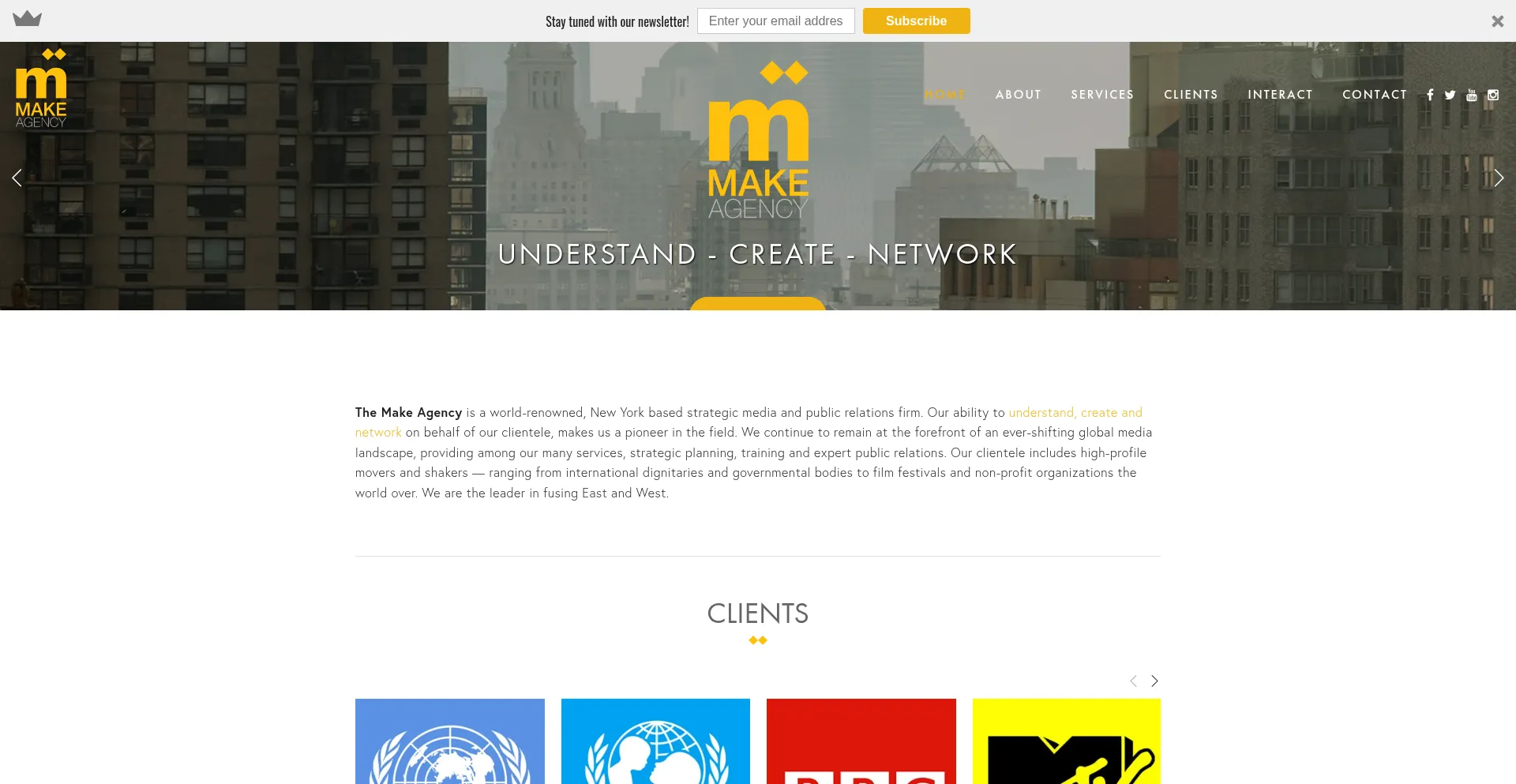 Themakeagency.com Screenshot