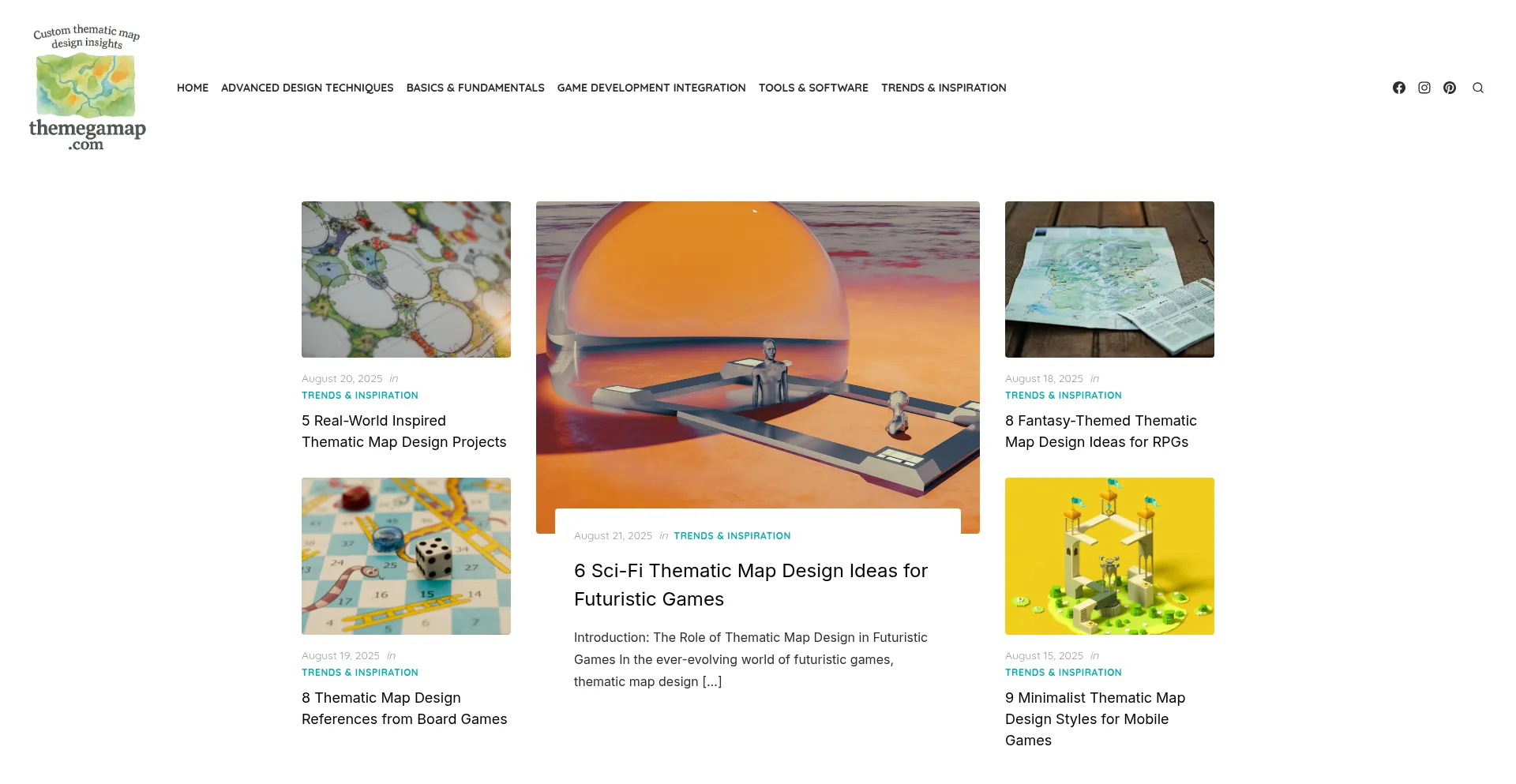 Themegamap.com Screenshot