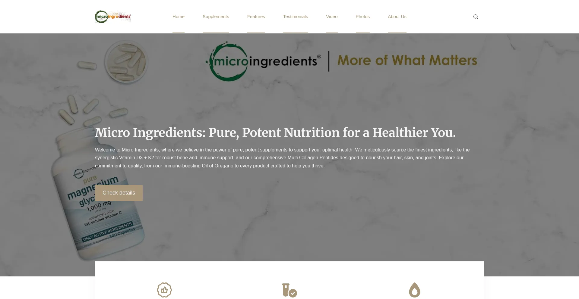 Themicroingredients.com Screenshot