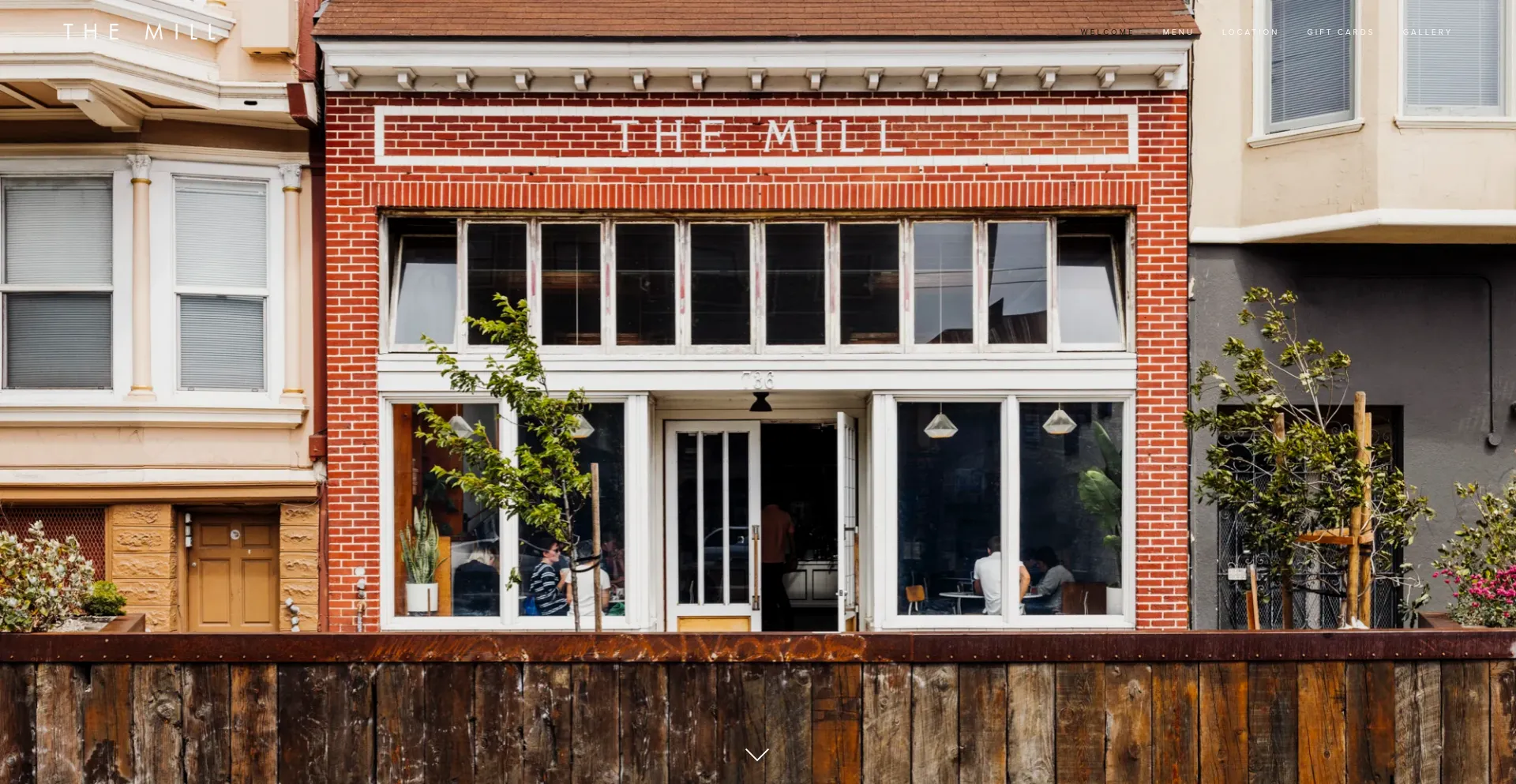 Website screenshot of Themillsf.com