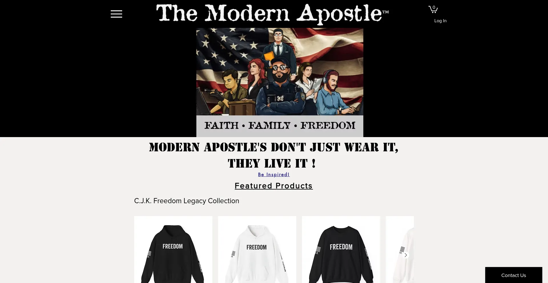 Themodernapostlellc.com Screenshot