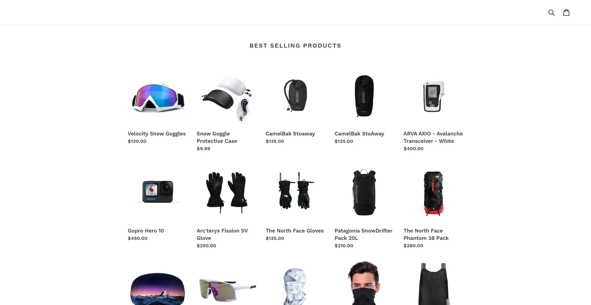 Theoutdoorcollections.com Screenshot