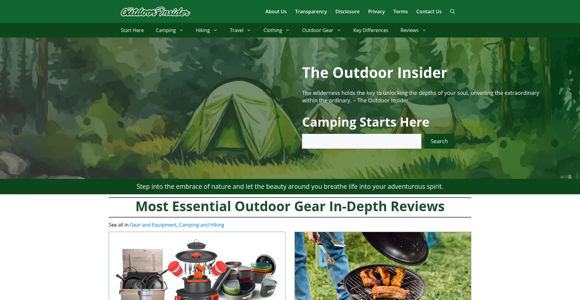 Is Theoutdoorinsider.com Safe?