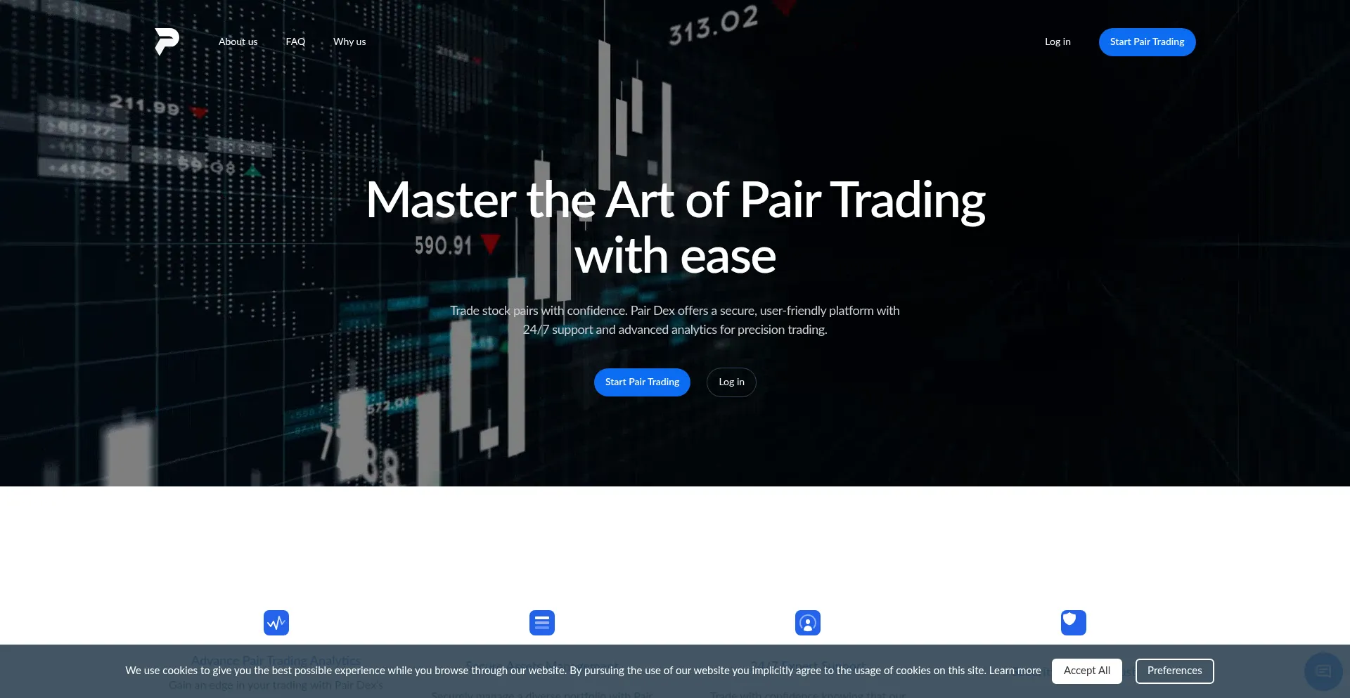 Website screenshot of Thepairdex.com