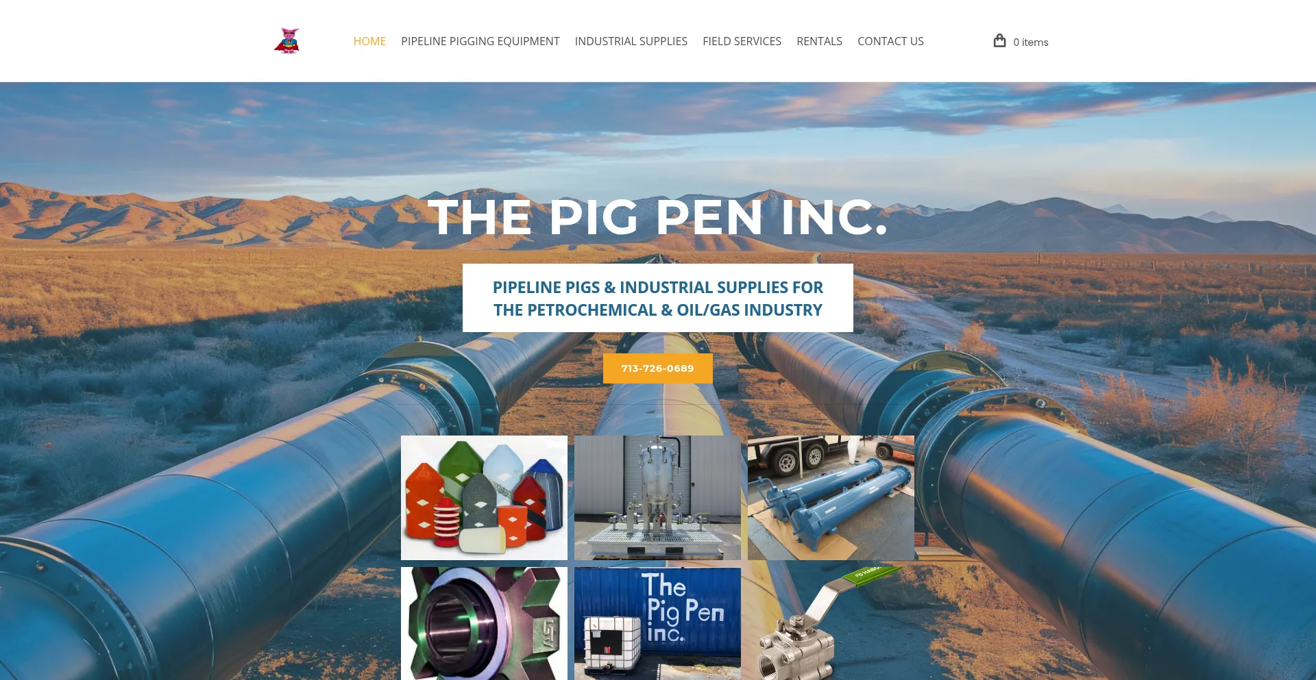Website screenshot of Thepigpeninc.com