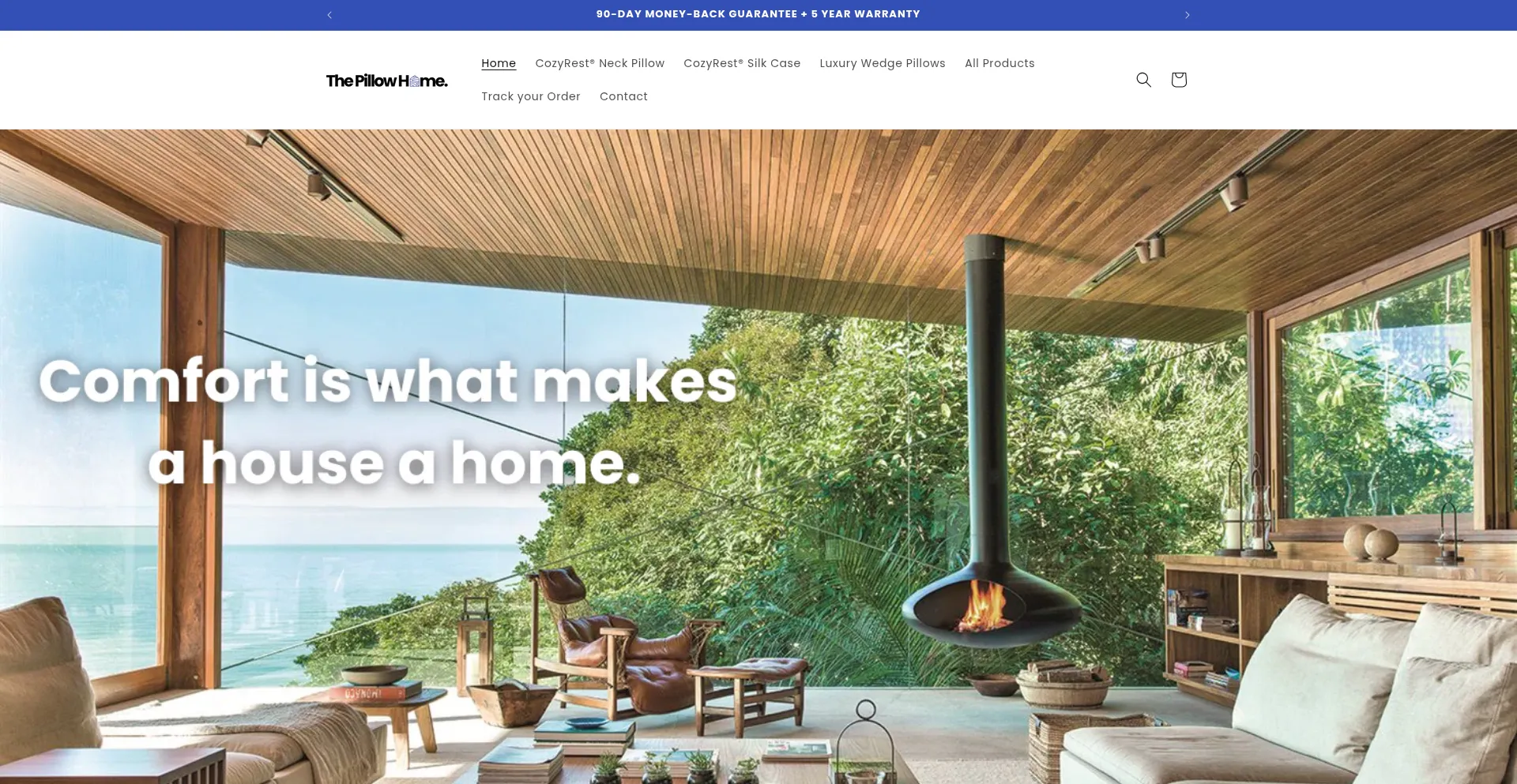 Thepillowhome.com Screenshot