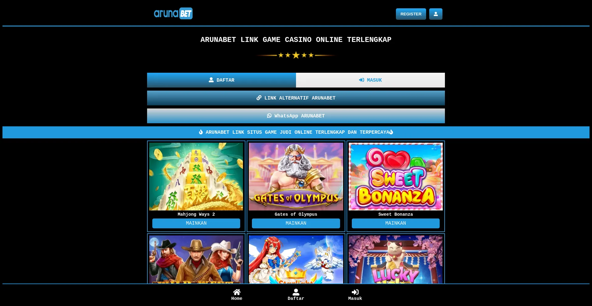 Website screenshot of Theretailbridge.com