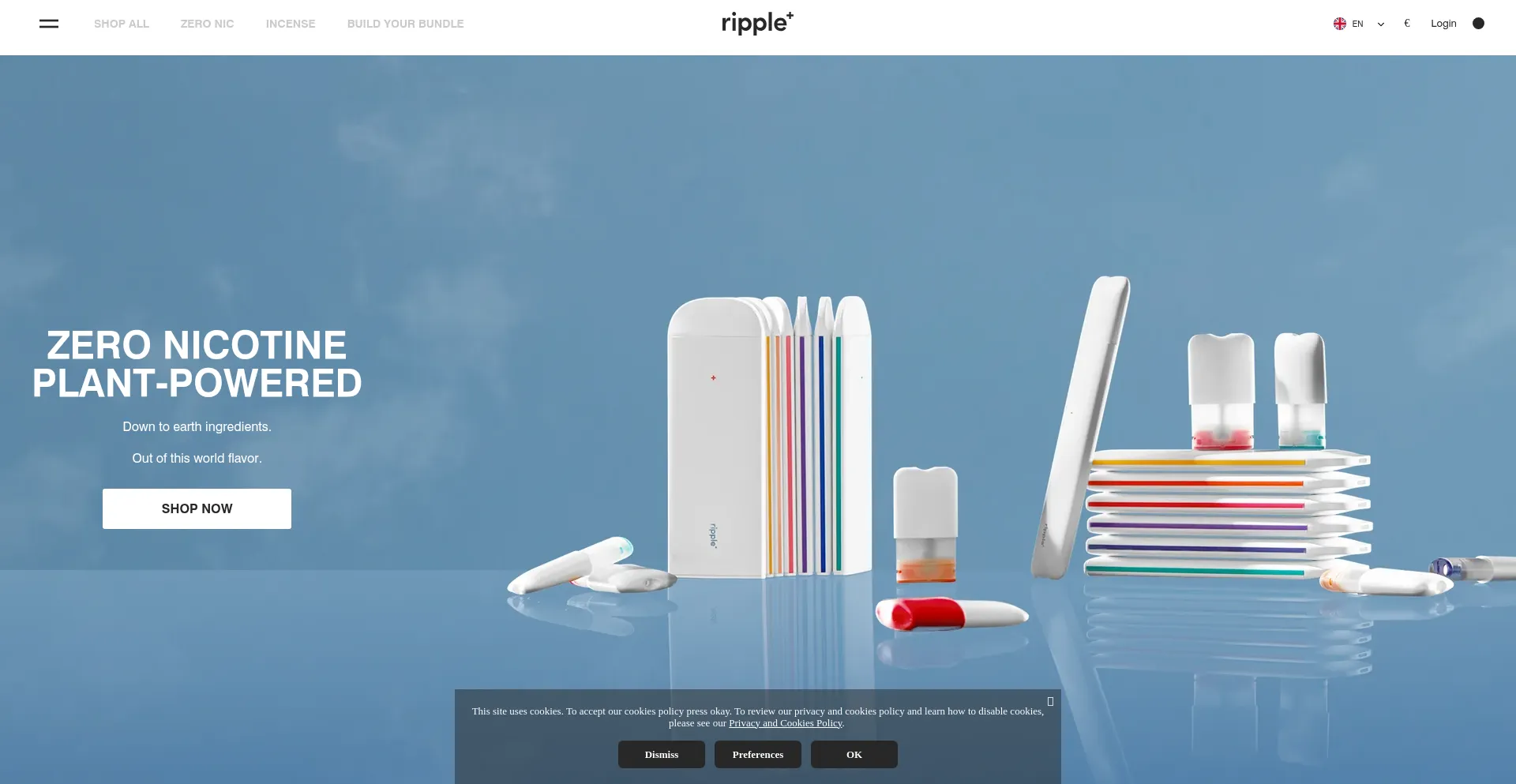 Website screenshot of Therippleco.co