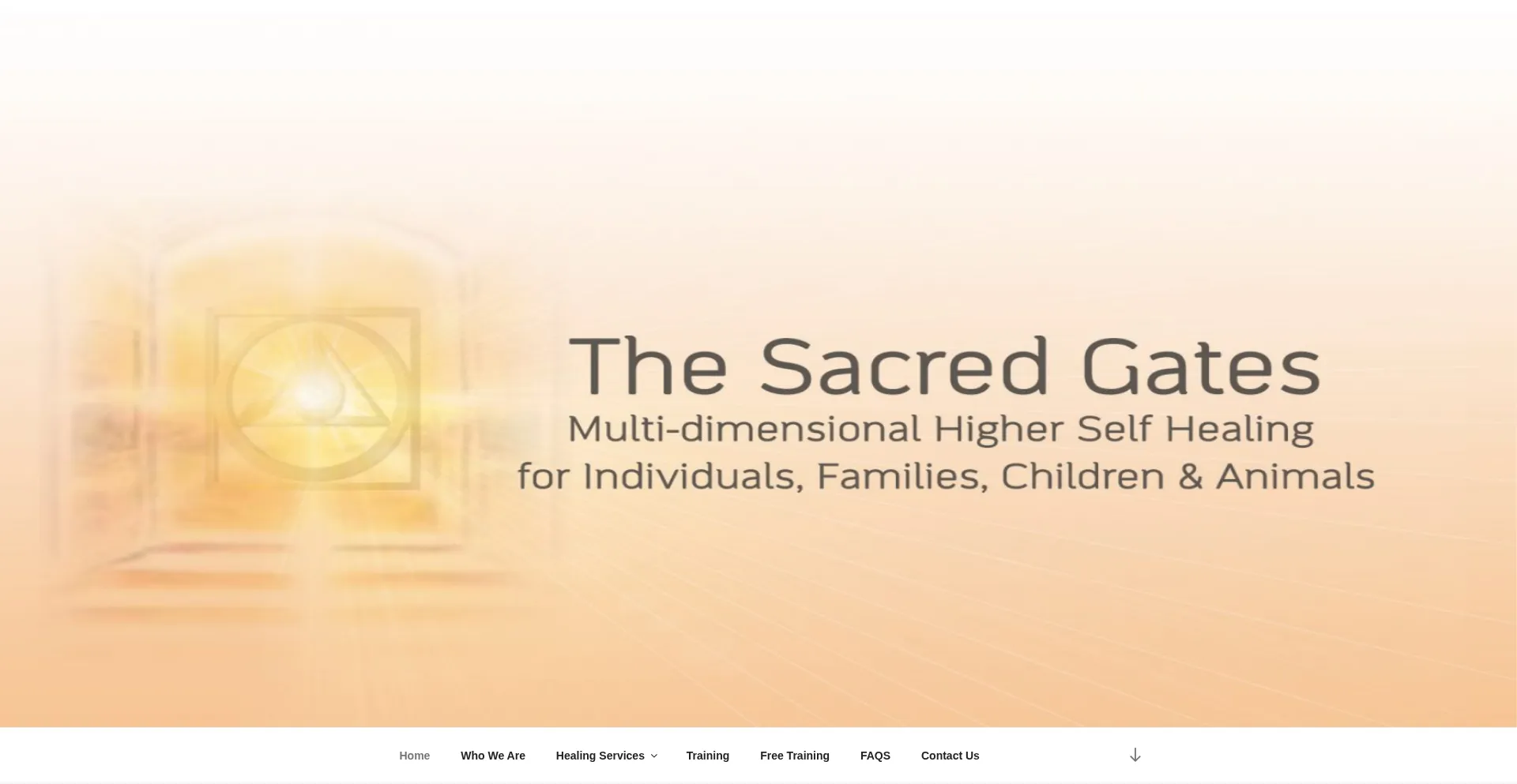 Thesacredgates.com Screenshot