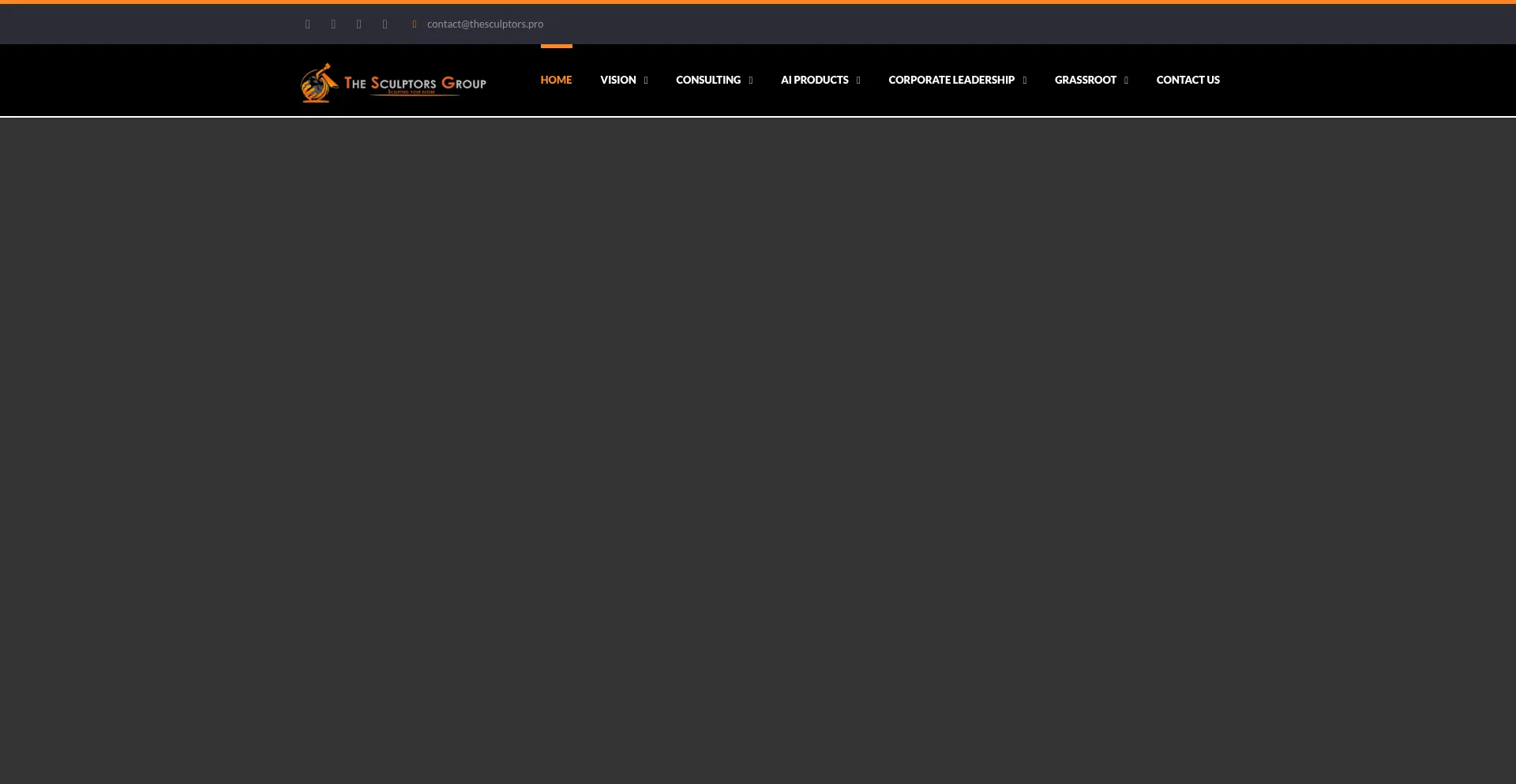 Website screenshot of Thesculptors.pro