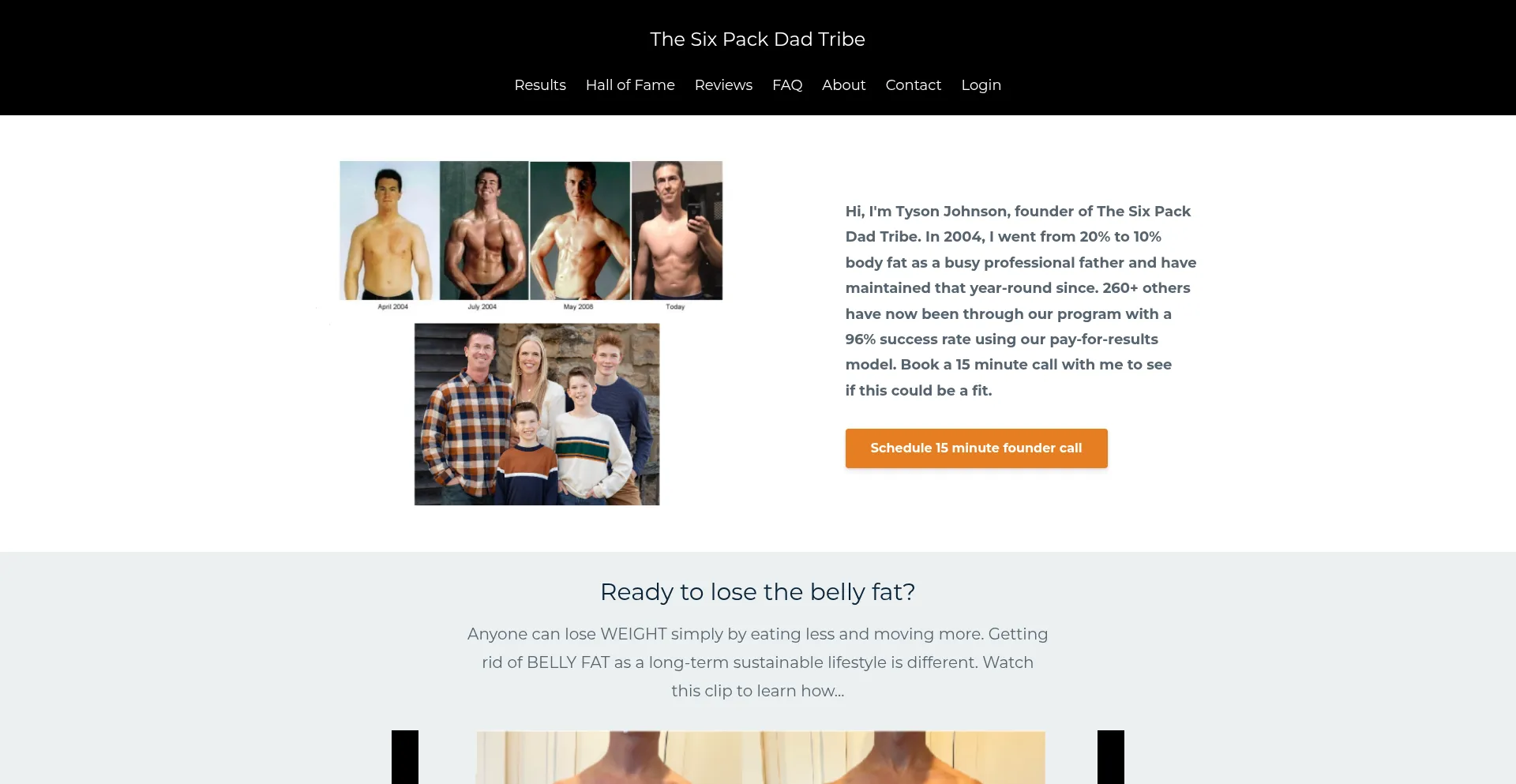 Thesixpackdadtribe.com Screenshot