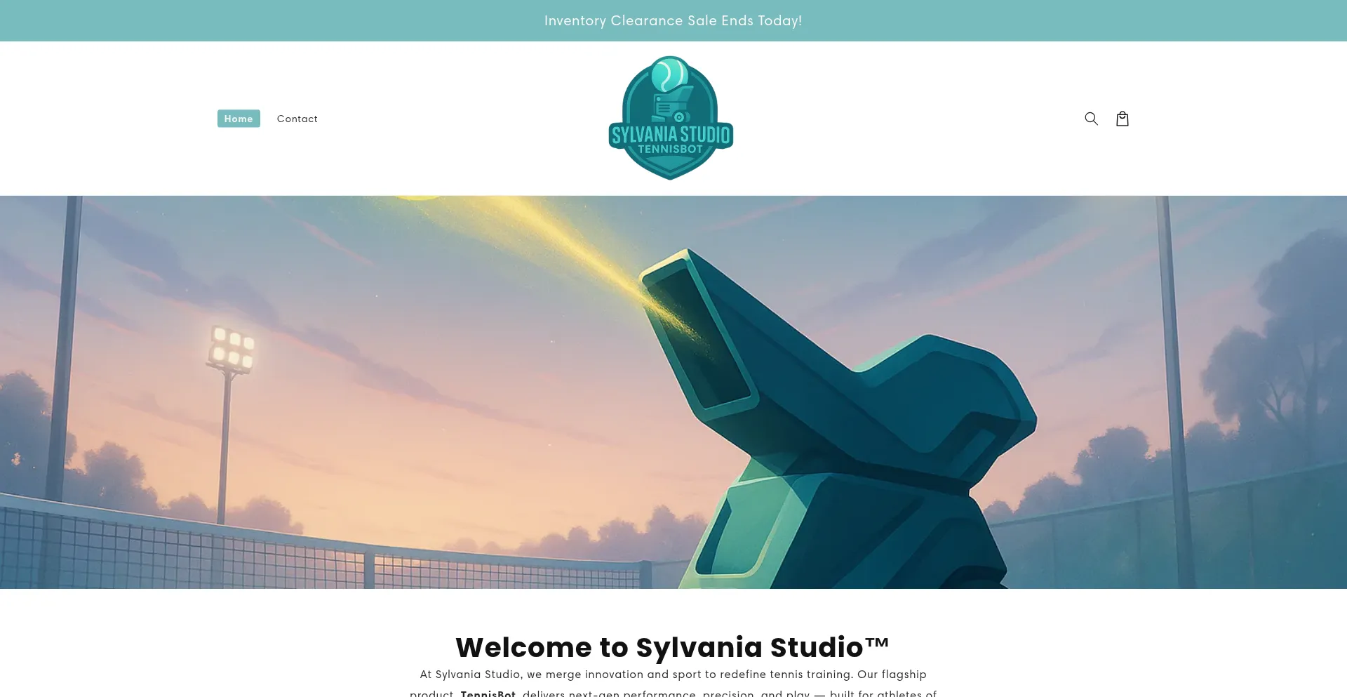 Website screenshot of Thesylvaniastudio.com