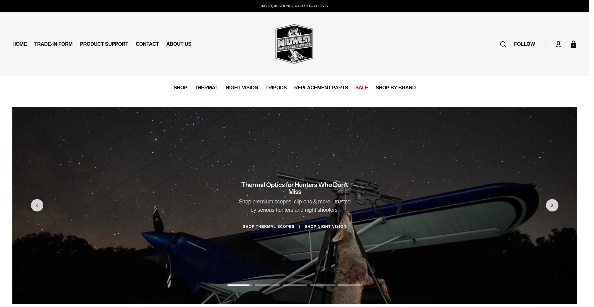Thethermalstore.com Screenshot