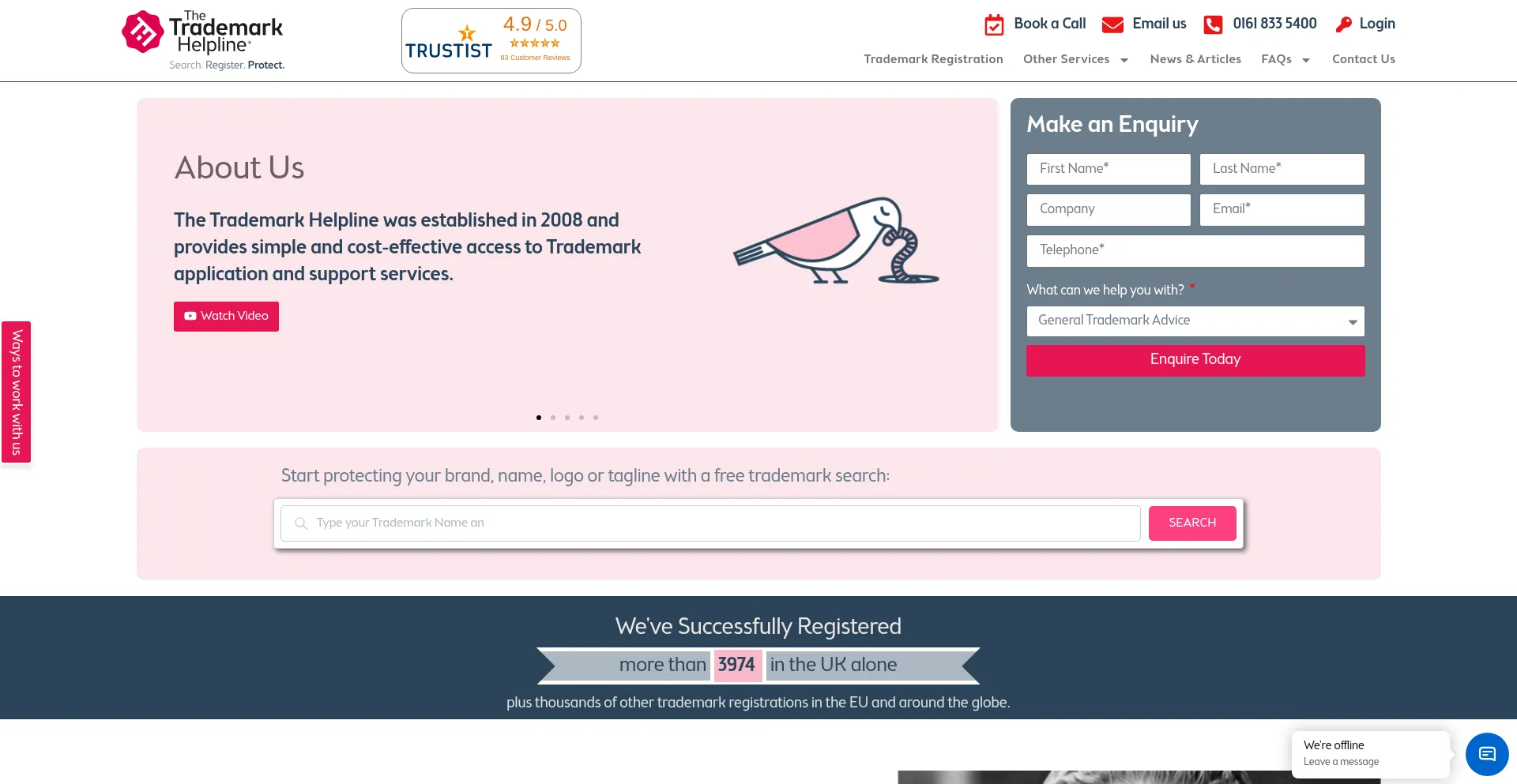 Is Thetrademarkhelpline.com Safe?