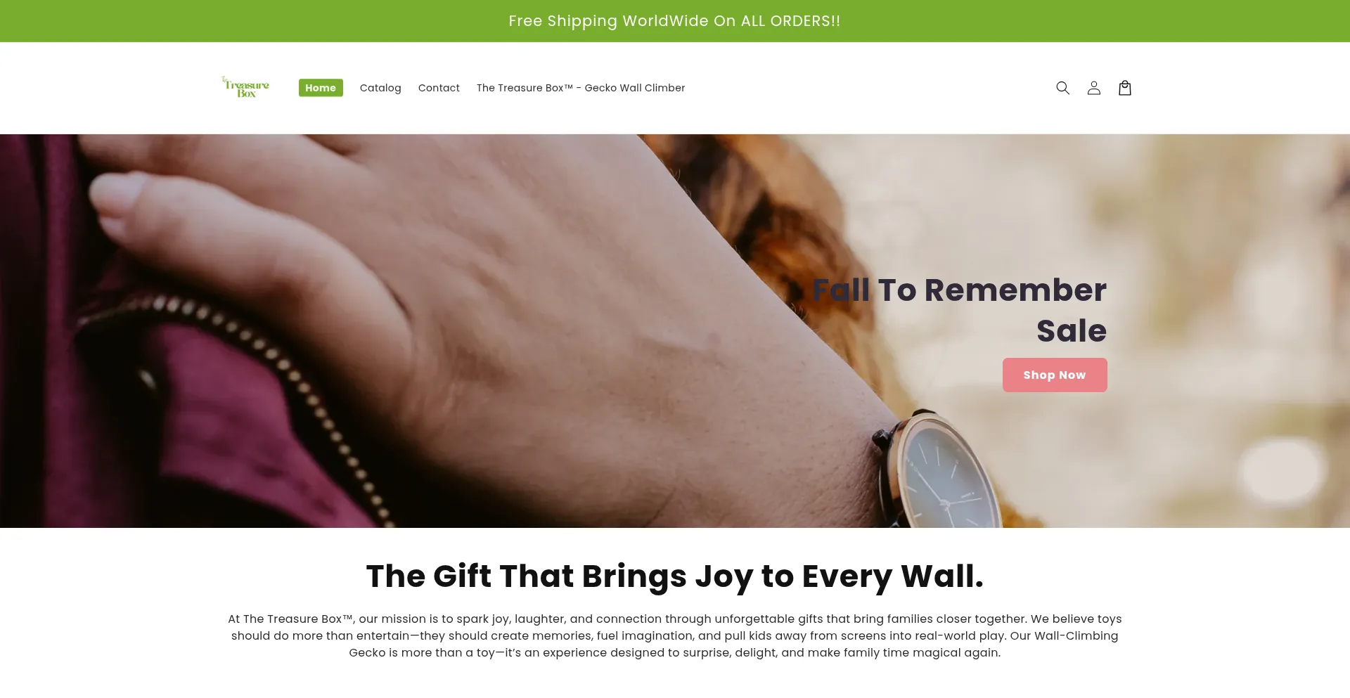 Thetreasureboxus.com Screenshot