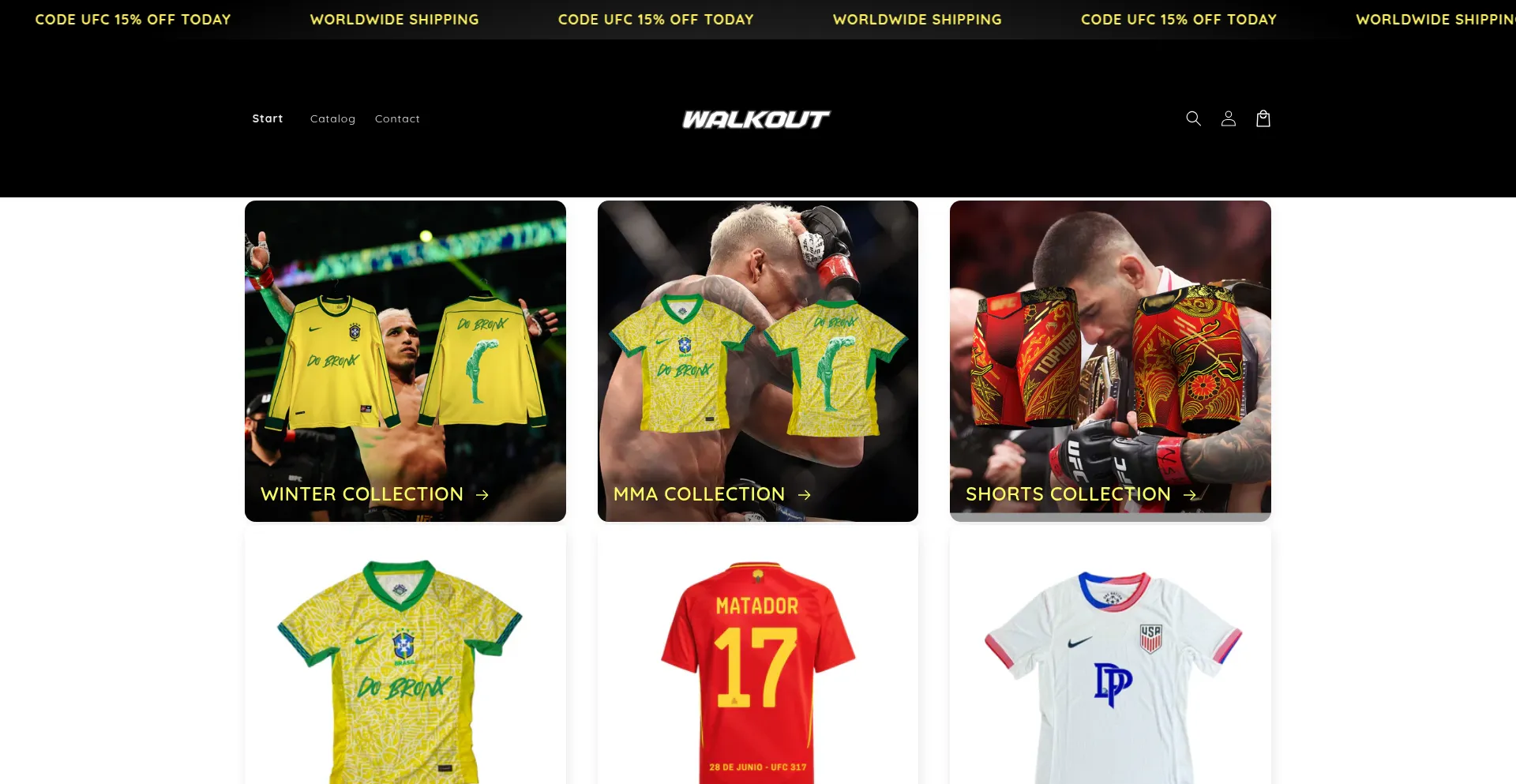 Thewalkoutmma.com Screenshot