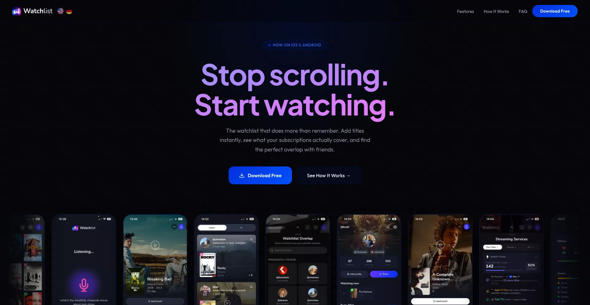 Thewatchlist.app
