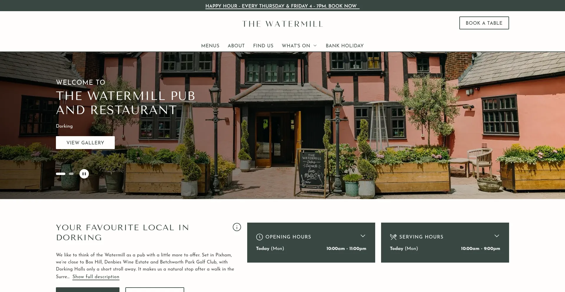 Thewatermill-dorking.co.uk