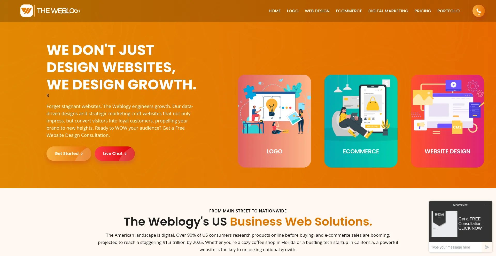 Theweblogy.com Screenshot