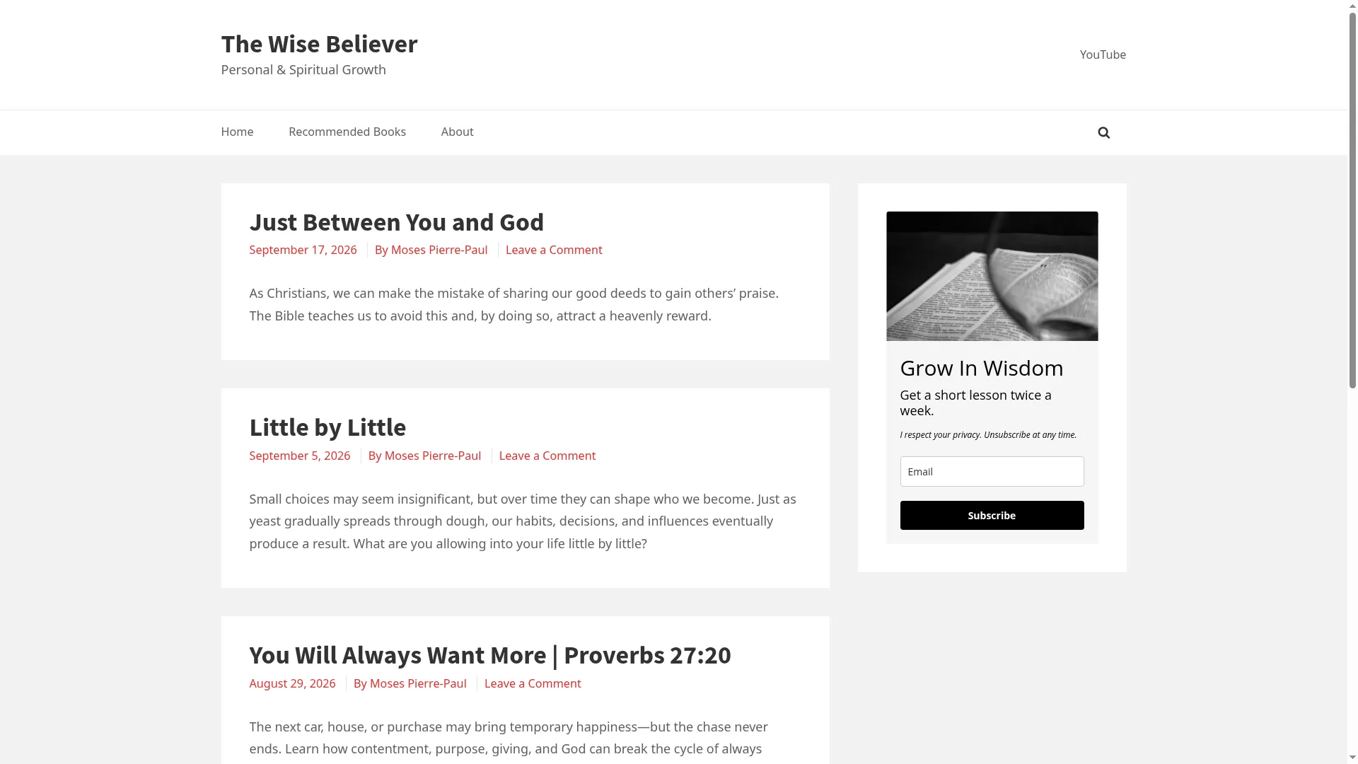Thewisebeliever.com
