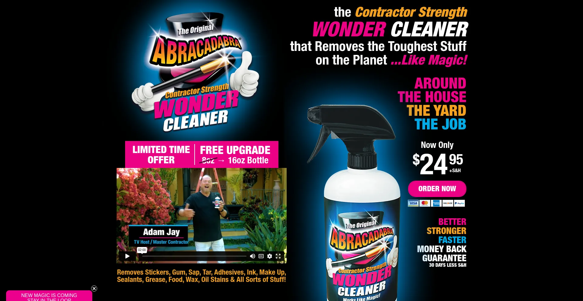 Thewondercleaner.com Screenshot