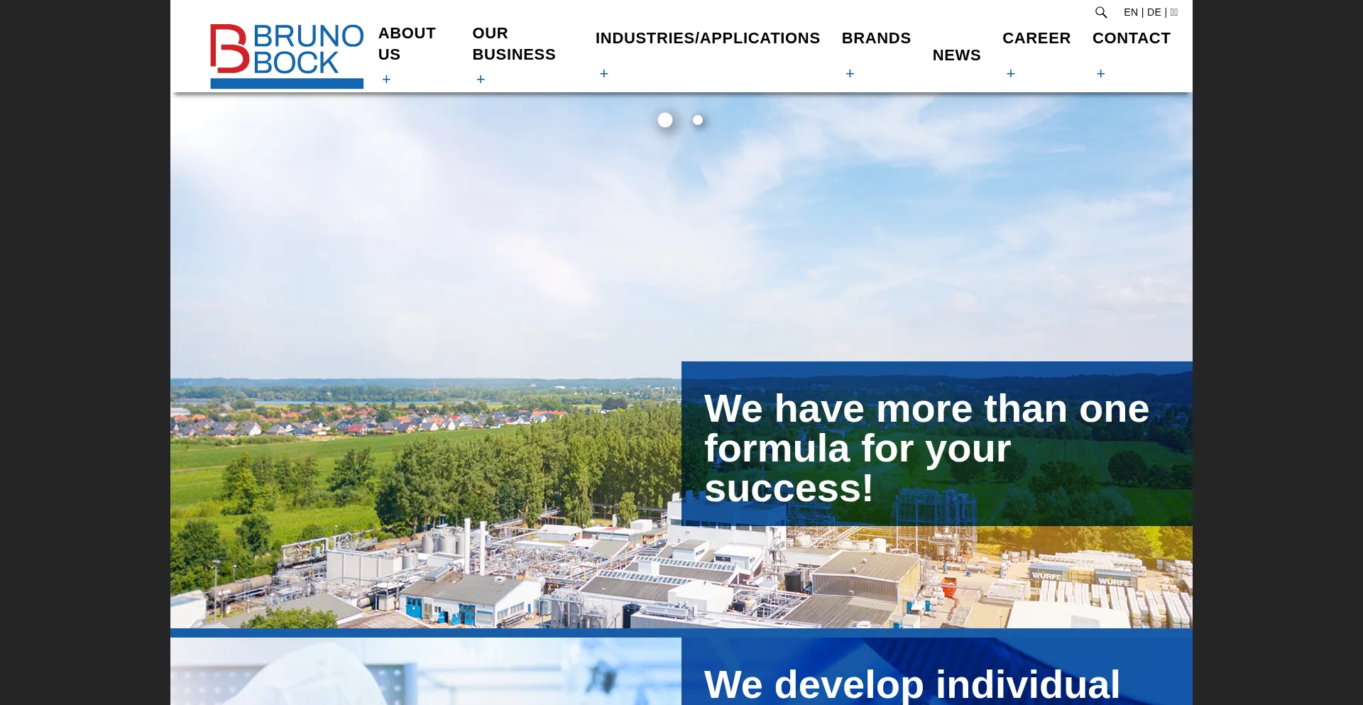 Website screenshot of Thiochem.com