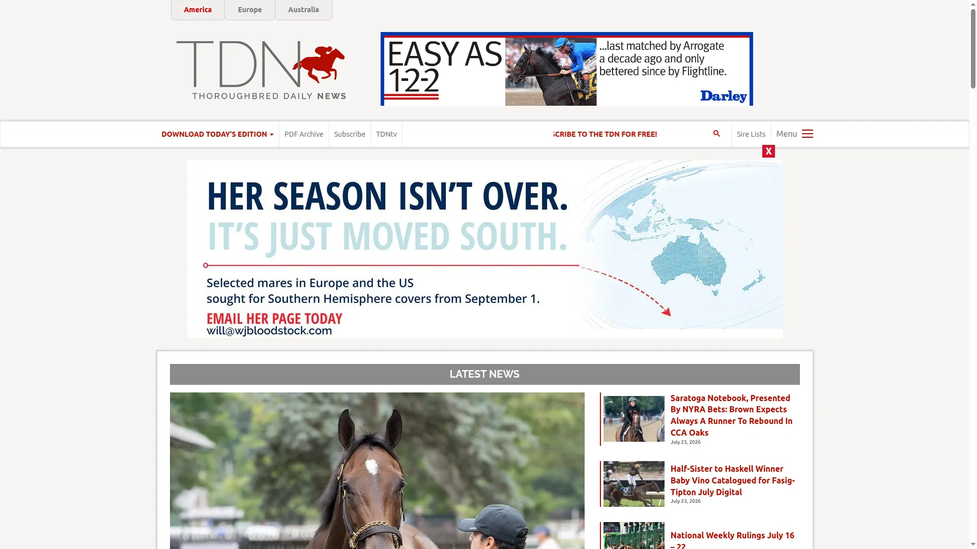Thoroughbreddailynews.com