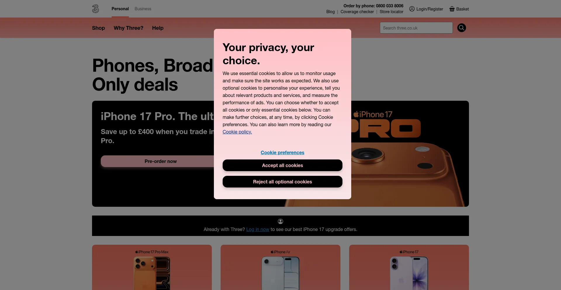 Is Three.co.uk Safe?