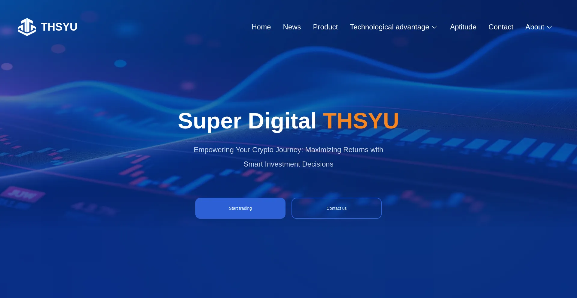 Website screenshot of Thsyu.com