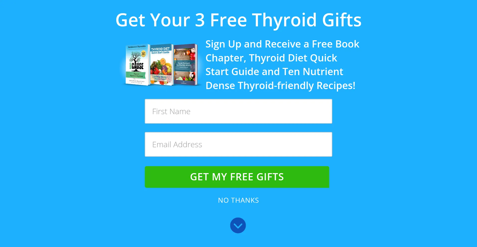 Website screenshot of Thyroidpharmacist.com