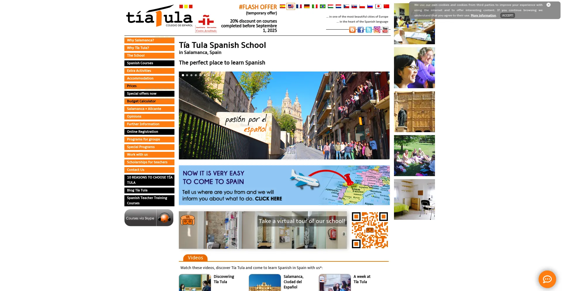 Website screenshot of Tiatula.com